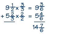 How do you subtract mixed numbers?