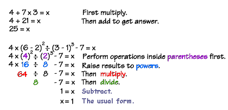 my homework lesson 2 order of operations
