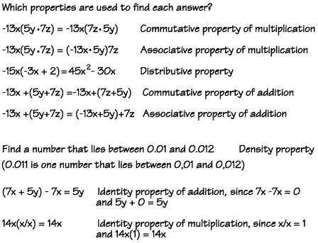 properties of real numbers  definition