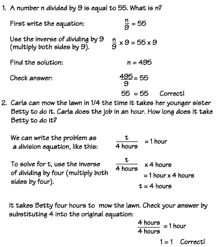 How to write mathematical equations