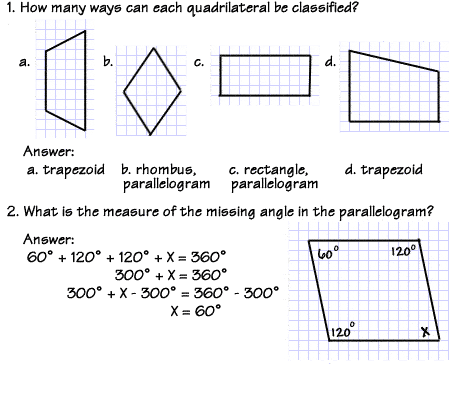 Homework help quadrilaterals