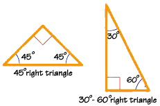 Relations and sizes - Right triangle facts - In Depth